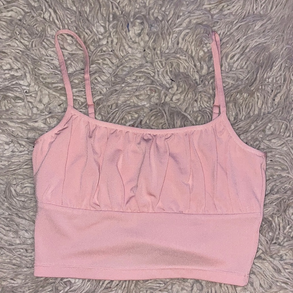 y2k pink crop top✨🤍